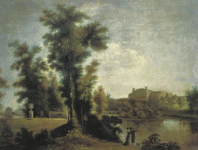 Semyon Shchedrin View of the Gatchina palace and park oil painting picture